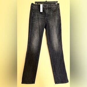 White House Black Market Black Straight Leg Jeans